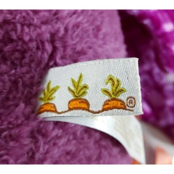 Bunnies by the Bay Furriends  Dunkin Purple Dragon Soft Ribbed Plush Toy - Picture 4 of 5